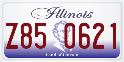 IL license plate Z850621
