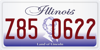 IL license plate Z850622
