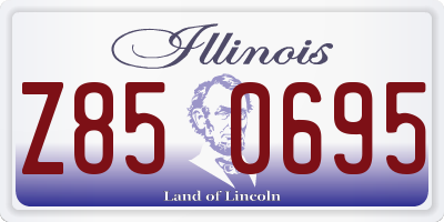 IL license plate Z850695