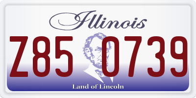 IL license plate Z850739
