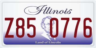IL license plate Z850776