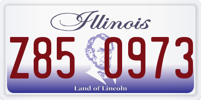 IL license plate Z850973