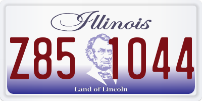IL license plate Z851044