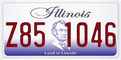 IL license plate Z851046