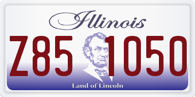 IL license plate Z851050