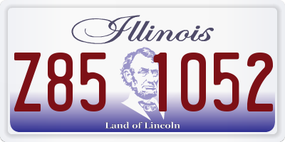 IL license plate Z851052