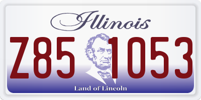 IL license plate Z851053