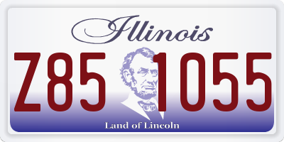 IL license plate Z851055