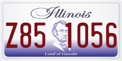 IL license plate Z851056