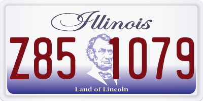 IL license plate Z851079