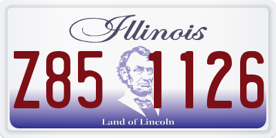 IL license plate Z851126