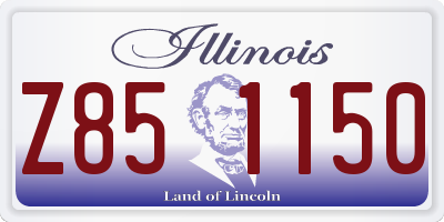 IL license plate Z851150