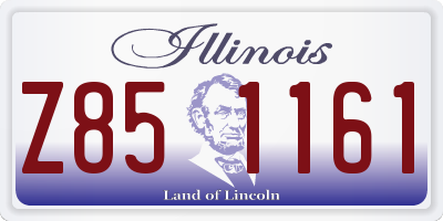 IL license plate Z851161