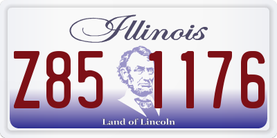 IL license plate Z851176