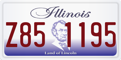 IL license plate Z851195