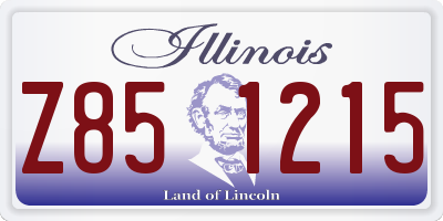 IL license plate Z851215