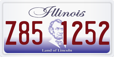 IL license plate Z851252