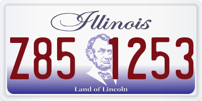 IL license plate Z851253