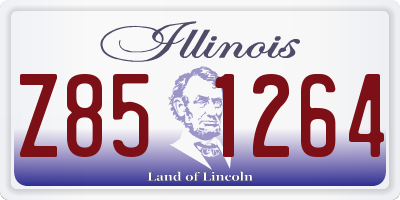 IL license plate Z851264