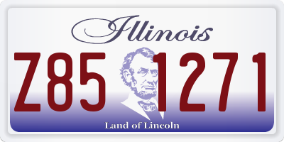 IL license plate Z851271