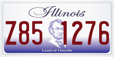 IL license plate Z851276