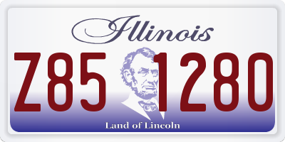 IL license plate Z851280
