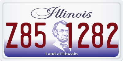 IL license plate Z851282