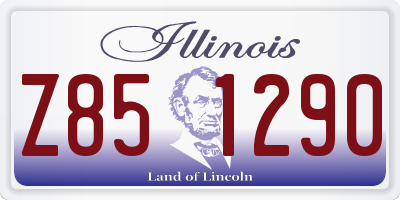 IL license plate Z851290