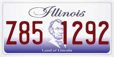 IL license plate Z851292