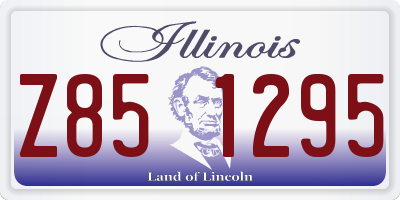 IL license plate Z851295