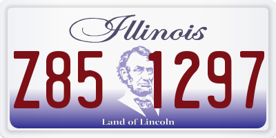 IL license plate Z851297