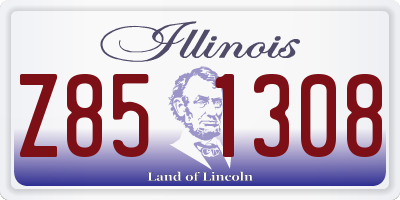 IL license plate Z851308