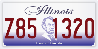 IL license plate Z851320