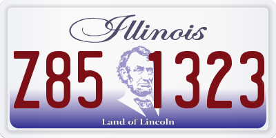 IL license plate Z851323