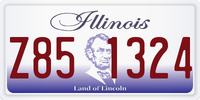 IL license plate Z851324