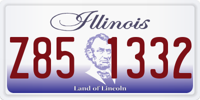 IL license plate Z851332