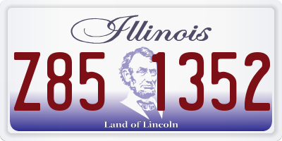 IL license plate Z851352