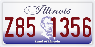 IL license plate Z851356