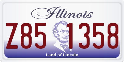 IL license plate Z851358