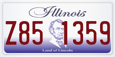 IL license plate Z851359