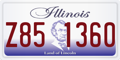 IL license plate Z851360