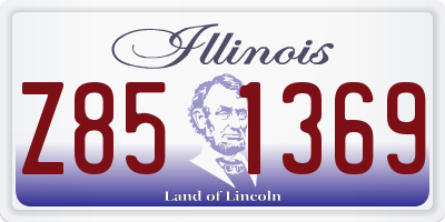 IL license plate Z851369