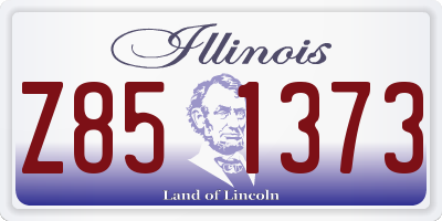 IL license plate Z851373