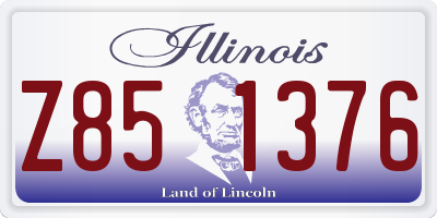 IL license plate Z851376