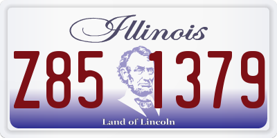 IL license plate Z851379