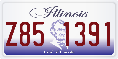 IL license plate Z851391