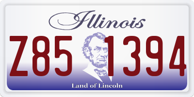 IL license plate Z851394