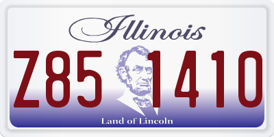 IL license plate Z851410