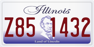 IL license plate Z851432