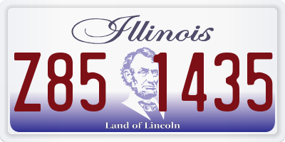 IL license plate Z851435